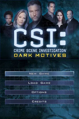 CSI - Crime Scene Investigation - Dark Motives (USA) (En,Fr,De,Es,It) screen shot title